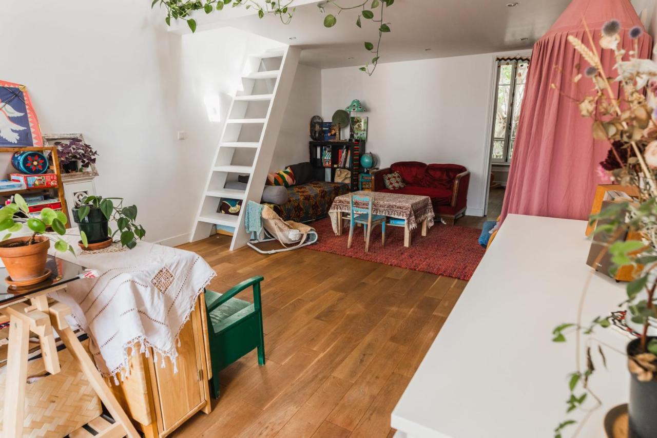Bright Atypical Duplex In Menilmontant Apartman Párizs Kültér fotó