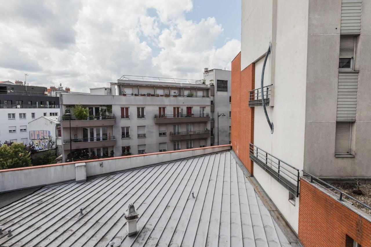 Bright Atypical Duplex In Menilmontant Apartman Párizs Kültér fotó